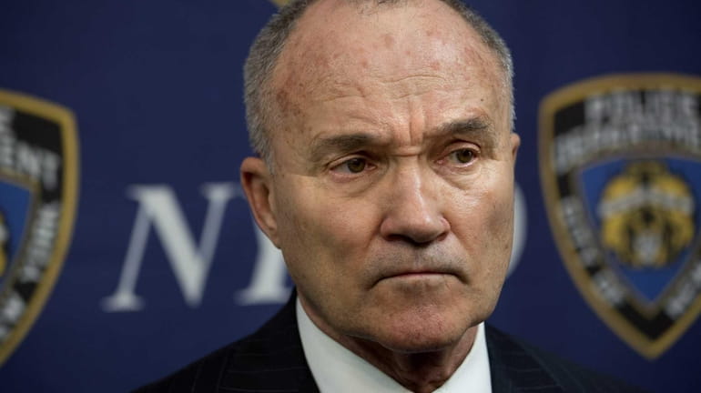 Former NYPD Commissioner Ray Kelly addresses a news conference on...