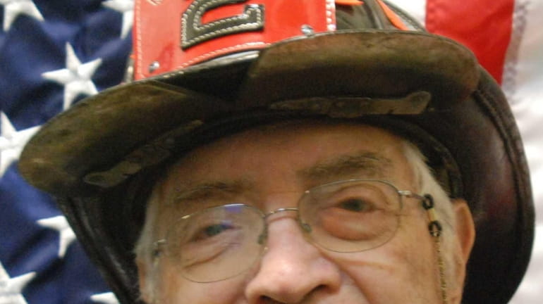 Undated photo of Nelson H. Finkelman, longtime Nassau County firefighter,...
