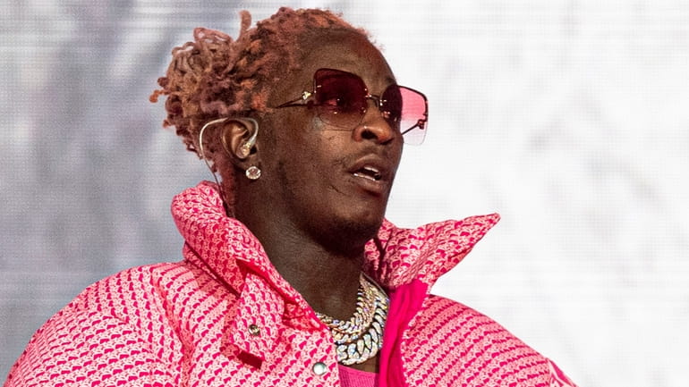 Young Thug performs at the Lollapalooza Music Festival in Chicago...