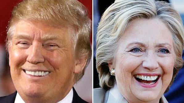 Presidential candidates Donald Trump and Hillary Clinton.