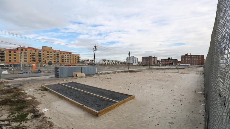 Vacant oceanfront property known as the Superblock is under contract.