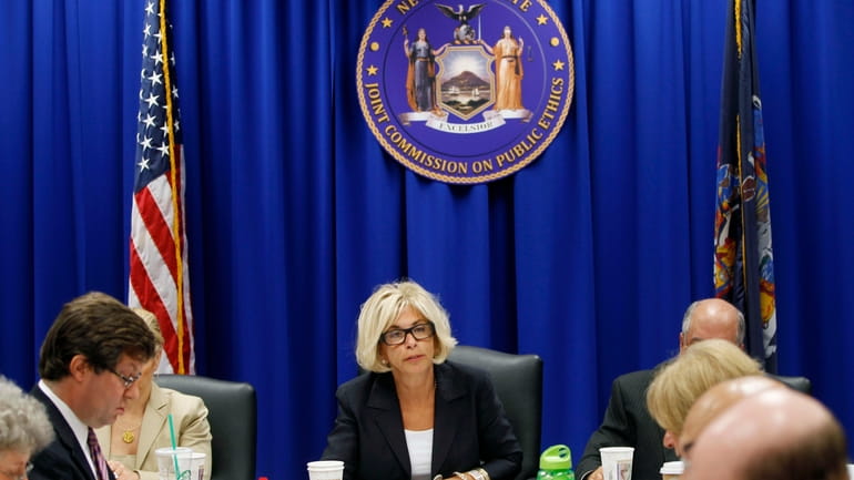 Janet DiFiore, chair of the New York State Joint Commission...