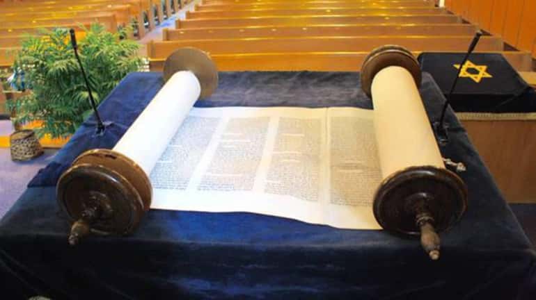 The Bessel Torah is still in use today at Congregation...