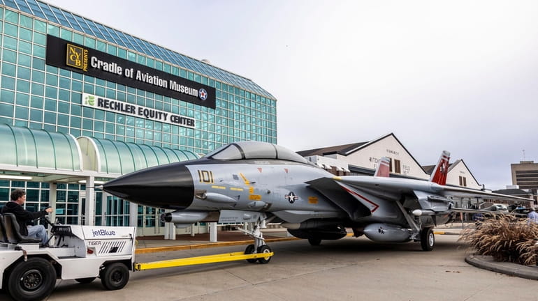 This restored a U.S. Navy Grumman F-14 D Tomcat  will have a...