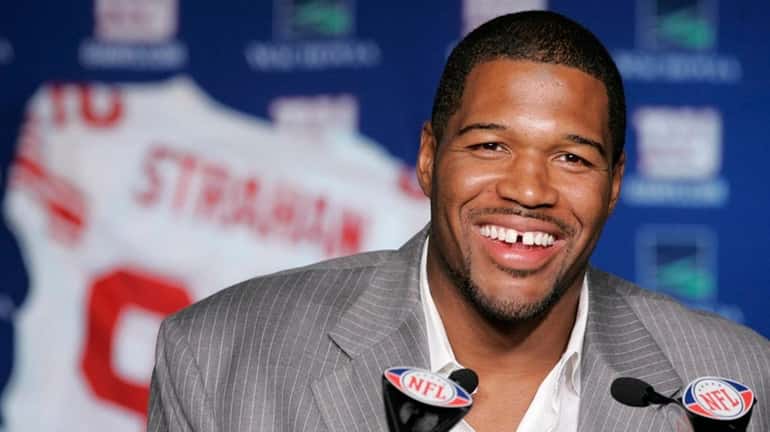 Former Giants defensive end Michael Strahan is now one of...