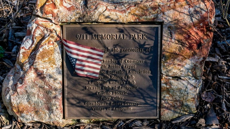 The 9/11 Memorial Park in Amityville, shown on Dec. 13,...