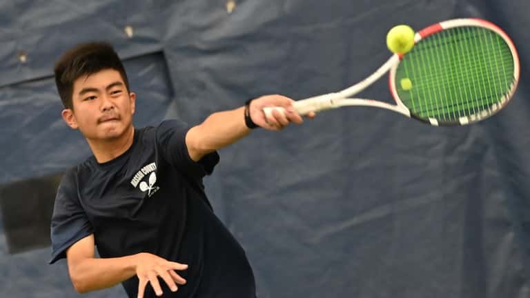 Great Neck South' Albert Hu at the USTA Billie Jean King National...