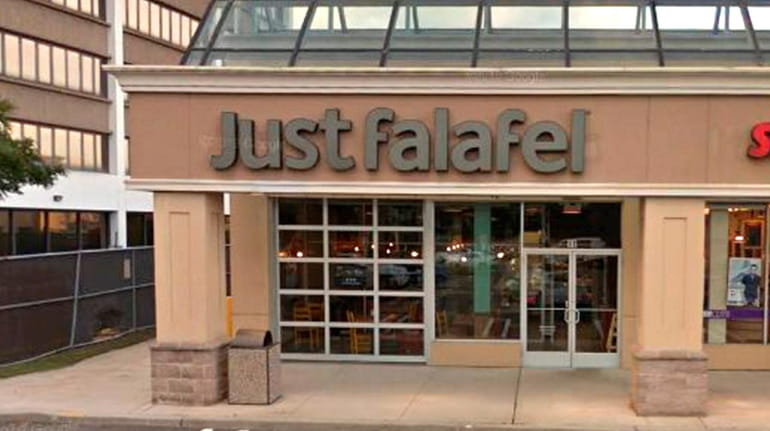 The Just Falafel location in Carle Place, which has now...