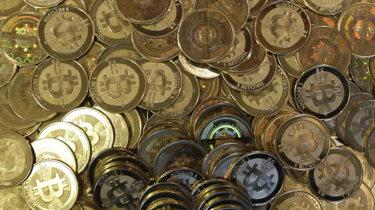 Bitcoin tokens in Sandy, Utah. Las Vegas' D casino and...