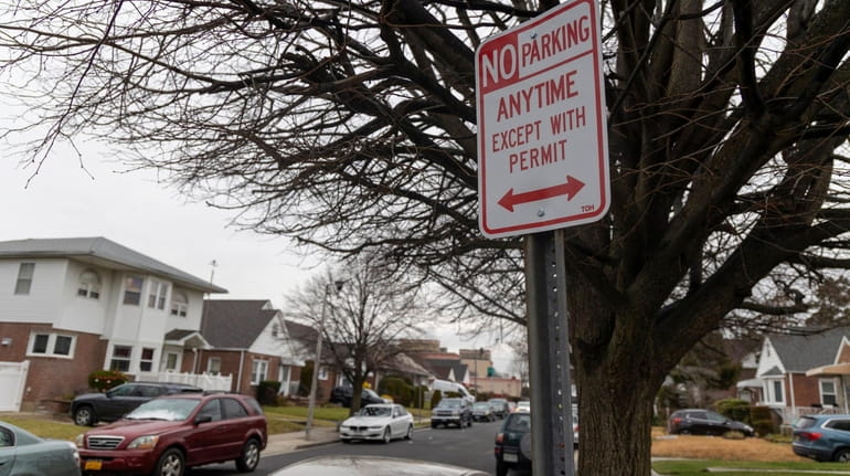 After Elmont residents complained, the Town of Hempstead restricted parking to...