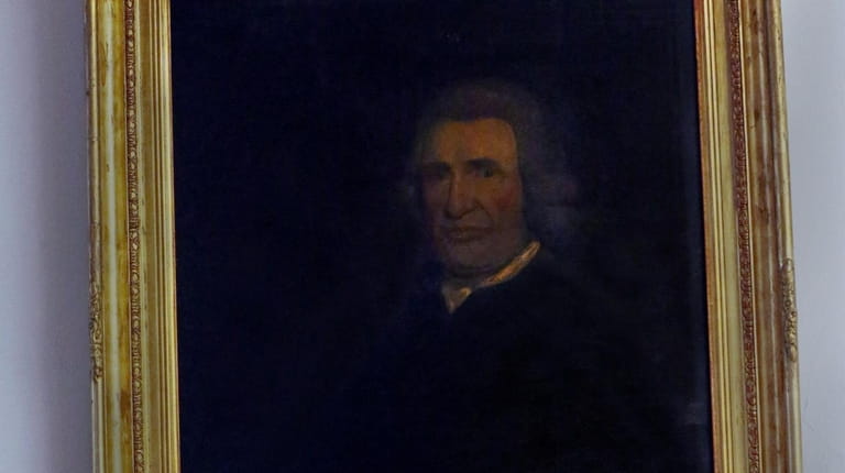 A portrait of Alexander Robertson hangs at Second Presbyterian Church in...