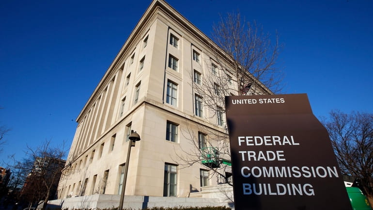 The Federal Trade Commission building is seen, Jan. 28, 2015,...