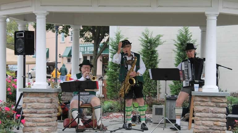 The Bavarian Boys performed for the crowd at the annual...