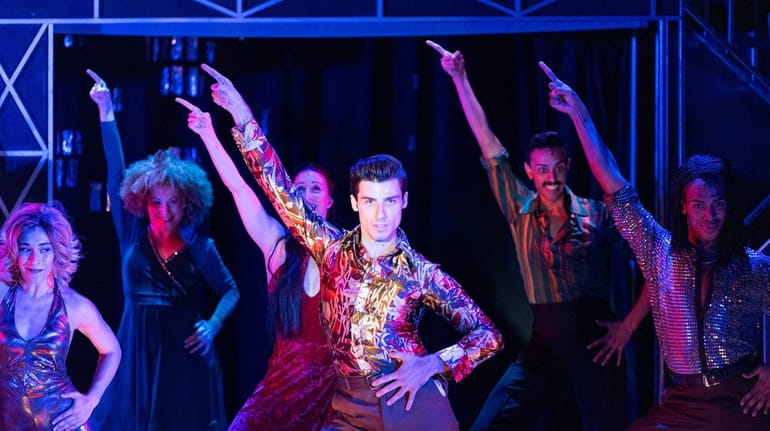 Michael Notardato plays Tony in "Saturday Night Fever" at the...