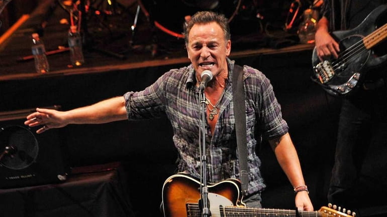 Singer/songwriter Bruce Springsteen performs during the 2012 Light of Day...