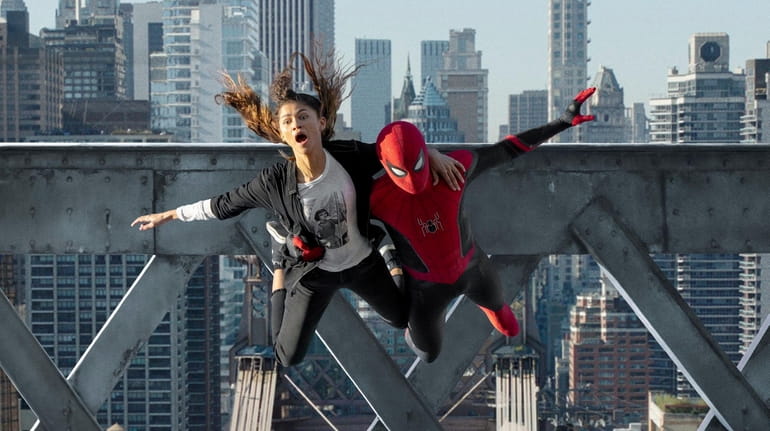 Zendaya and Tom Holland in "Spider-Man: No Way Home."