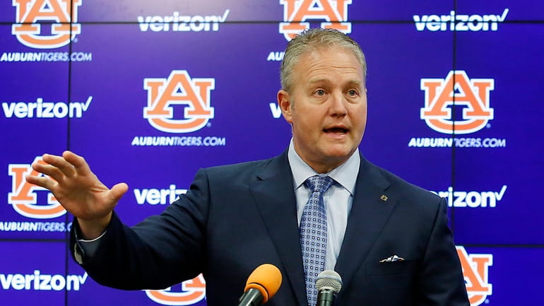 In this Oct. 22, 2015, file photo, Auburn athletic director...
