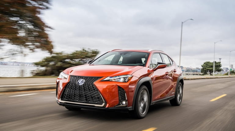 The 2019 Lexus UX 200 boasts a sporty, accented look and EPA estimates...