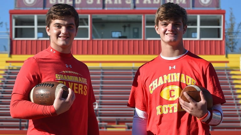 Chaminade juniors Matthew, left, and Thomas Steuber "wanted to give some...