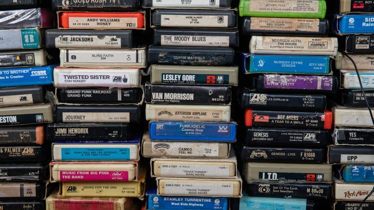 8-tracks from Brian Schaefer's collection in Miller Place on March...