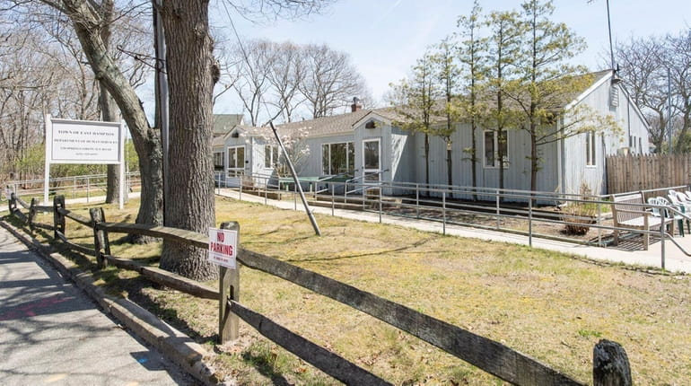 The East Hampton Town Senior Center on Springs-Fireplace Road in...