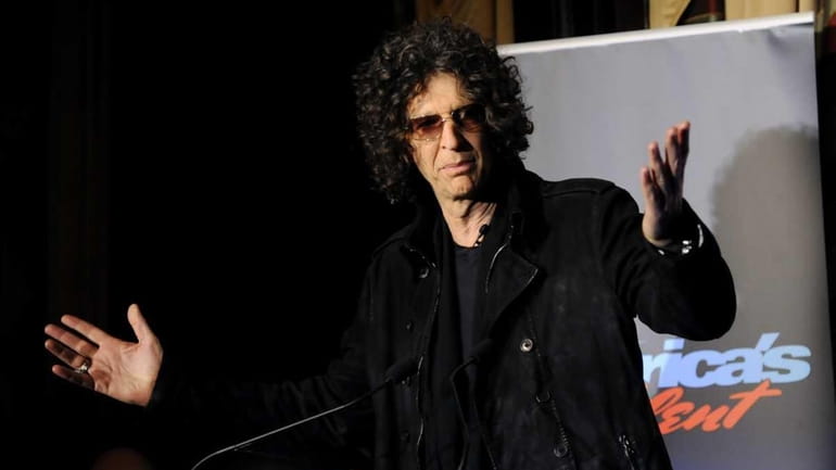 Howard Stern speaks to the media about his new role...