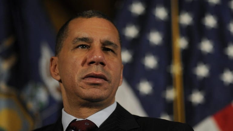 New York State Governor David Paterson holds a town hall...