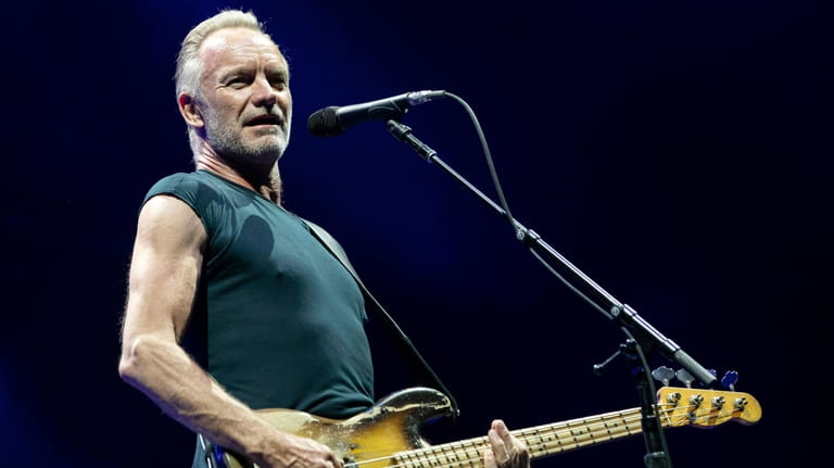  Sting performs during his concert in Papp Laszlo Budapest Sports...