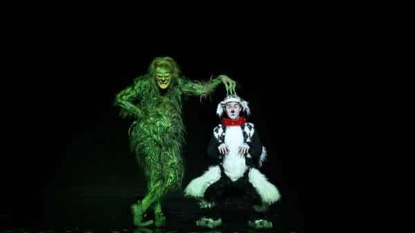 Jeff McCarthy, left, in "Dr Seuss' How the Grinch stole...