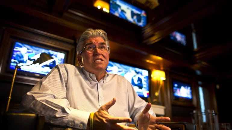 Mike Francesa at his home in Manhasset on Thursday, March...