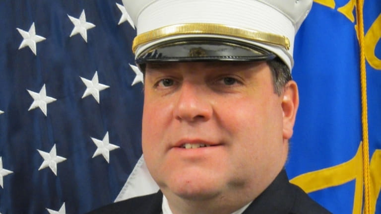 Stephen A. Feron served as chief of the Hauppauge Fire Department...