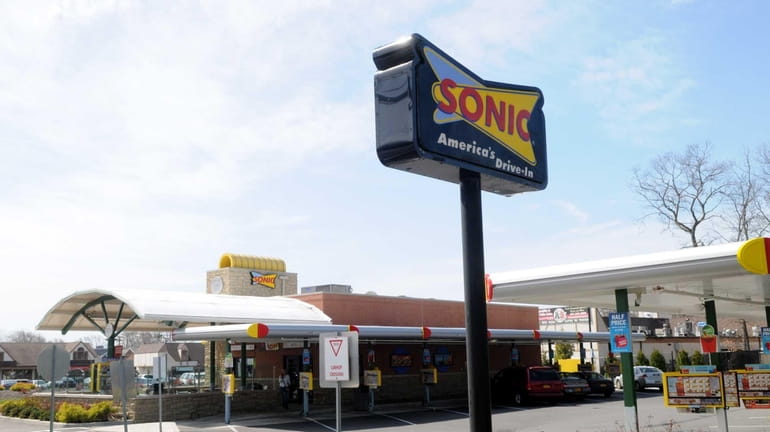 A view of the Sonic restaurant at 1380 Deer Park...