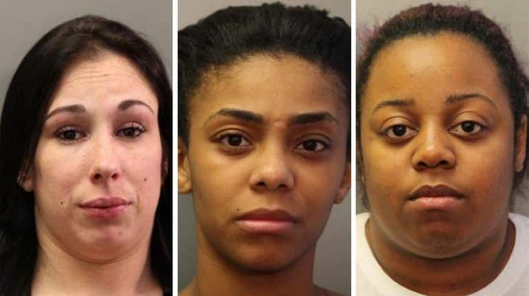 Amanda Minnieer, Chantiel Cox, and Sharonda Hall face felony charges...