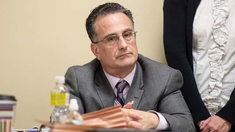 Town of Oyster Bay Attorney Leonard Genova during an Oyster...
