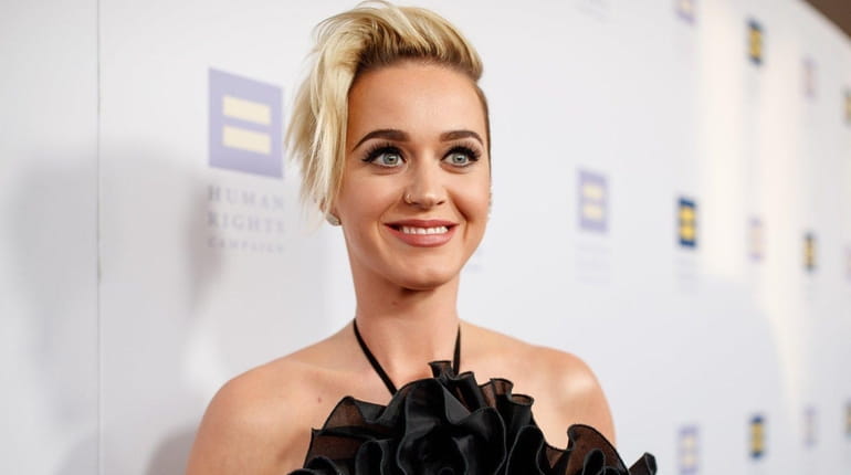 Singer Katy Perry arrives at The Human Rights Campaign gala...