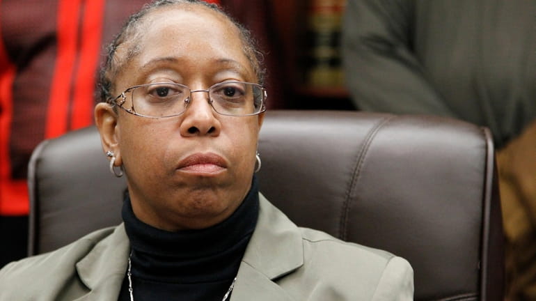 Former Nassau police Officer Dolores Sharpe filed a federal lawsuit...