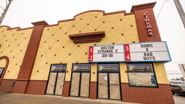 Long Beach Cinemas, which closed March 14, 2020, is reopening Friday after...