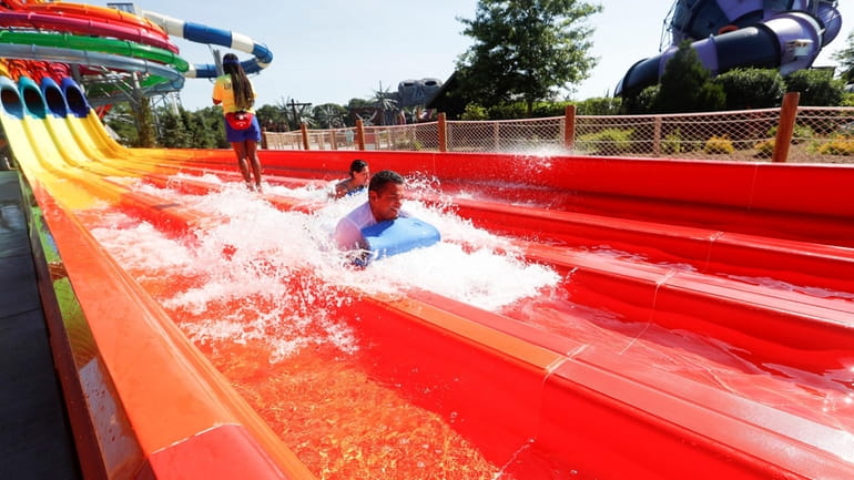 Splish Splash Water Park in Calverton features slides, pools and...