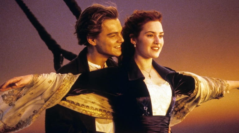Leonardo DiCaprio and Kate Winslet in "Titanic."  