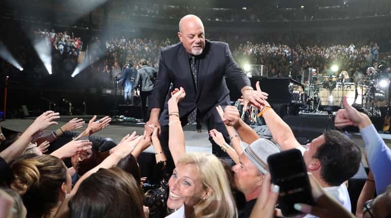 Billy Joel performs at Madison Square Garden on Aug. 28.