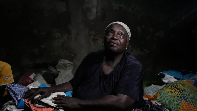 Funmilayo Kotun, 66-years-old, a malaria patient is photographed in her...