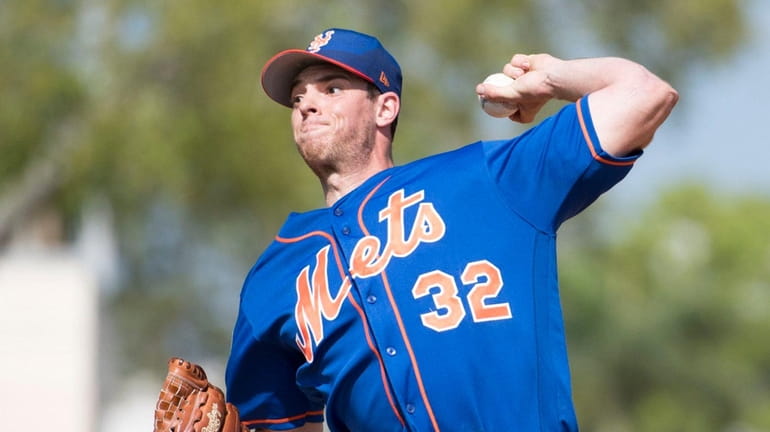 Mets pitcher Steven Matz during a spring training workout on...
