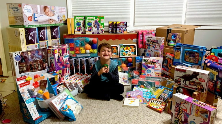 Dylan Hoffman bought toys for the Child Life program at...