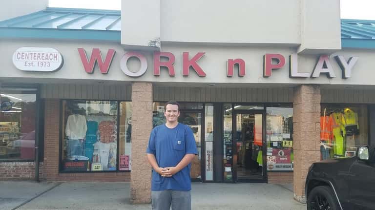Patrick Bennett, 18, of Ronkonkoma, landed his first paying job...