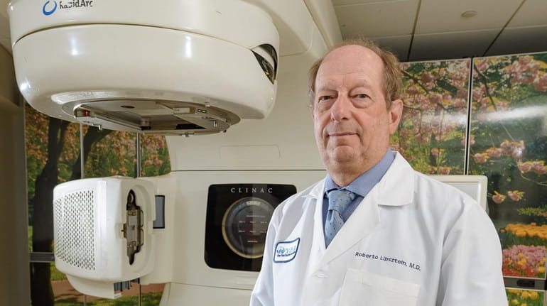 Radiation oncologist Dr. Roberto Lipzstein at the new Queens Radiation...