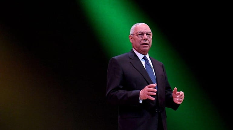 Former Secretary of State Colin Powell speaks at LIU Post's...