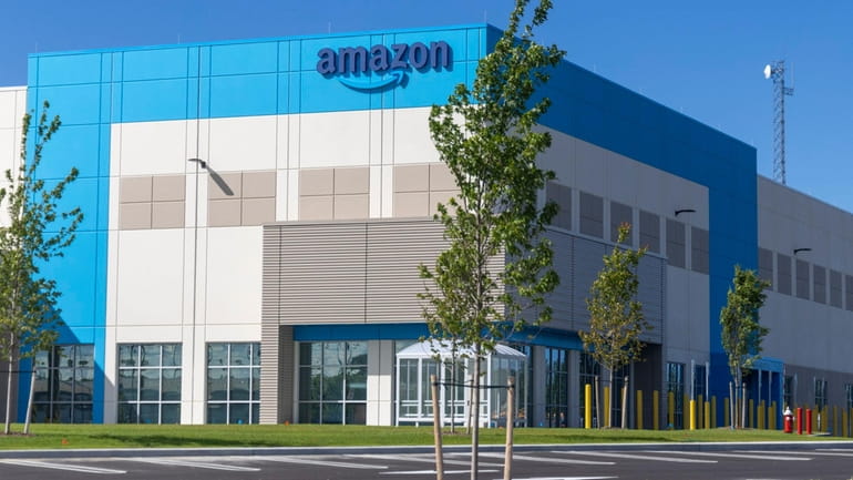 The new Amazon warehouse at the former Cerro Wire site in...