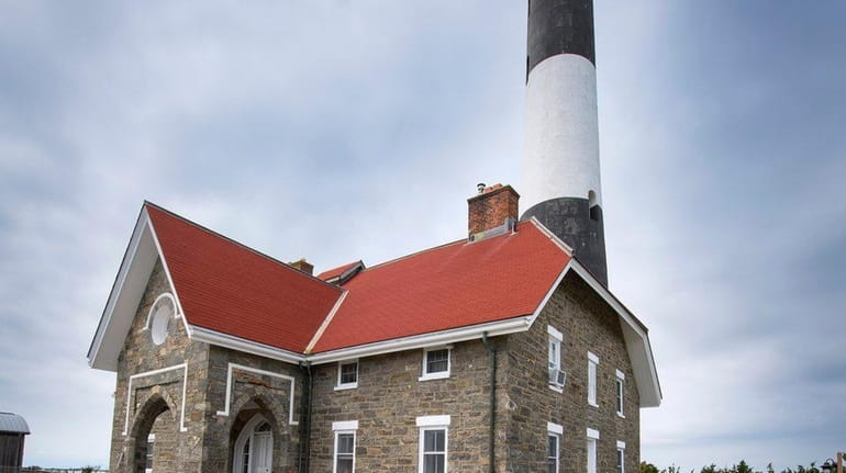 Officials said repairs at the Fire Island Lighthouse, seen here...