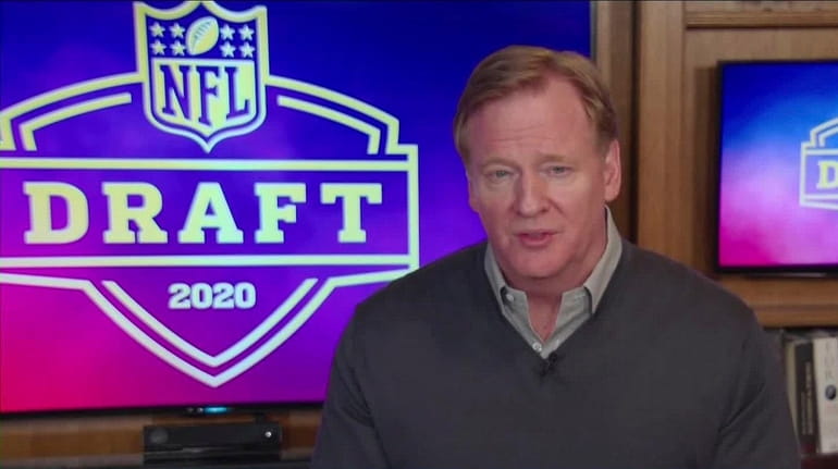 In this still image from video provided by the NFL,...