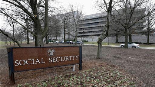 This photo shows the Social Security Administration's main campus in...